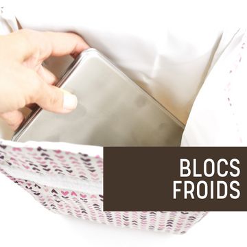 Bloc froid pack réfrigérant sans plastique inox